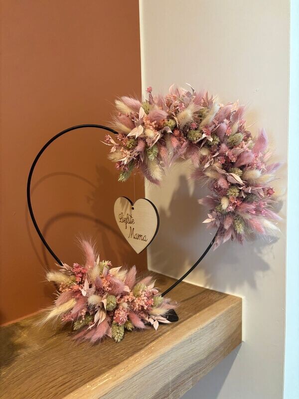 Flowerhart  Rozeya met houten hartje