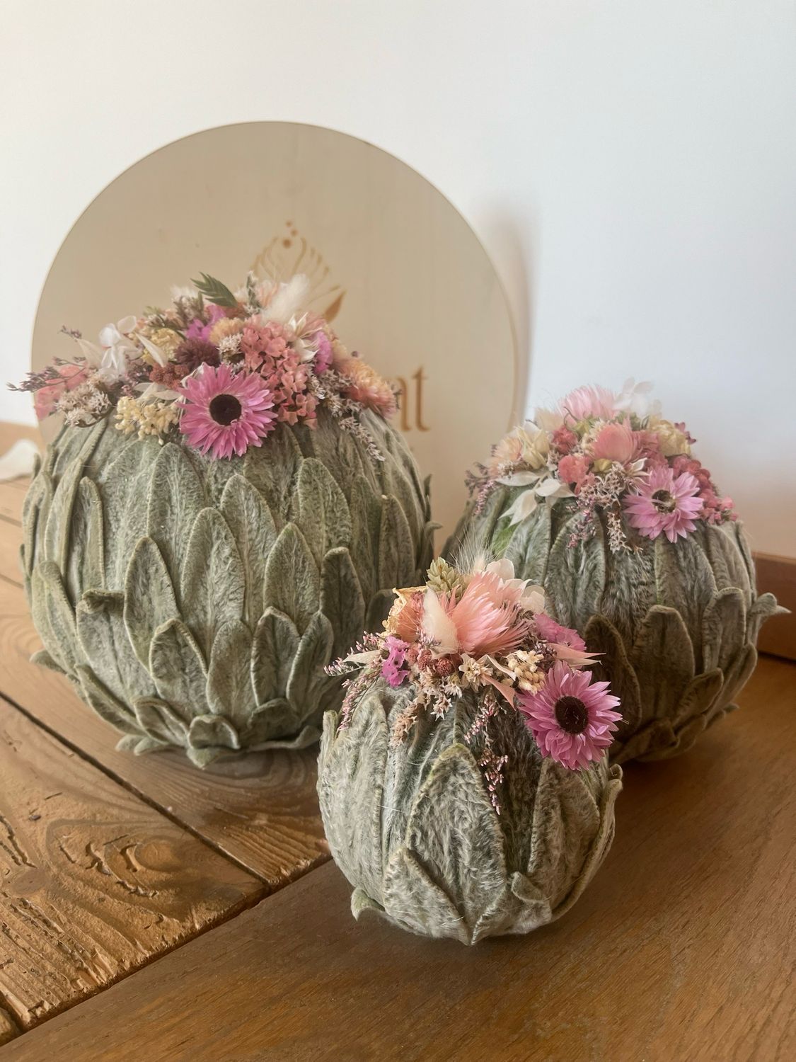 Set van 3 bollen 