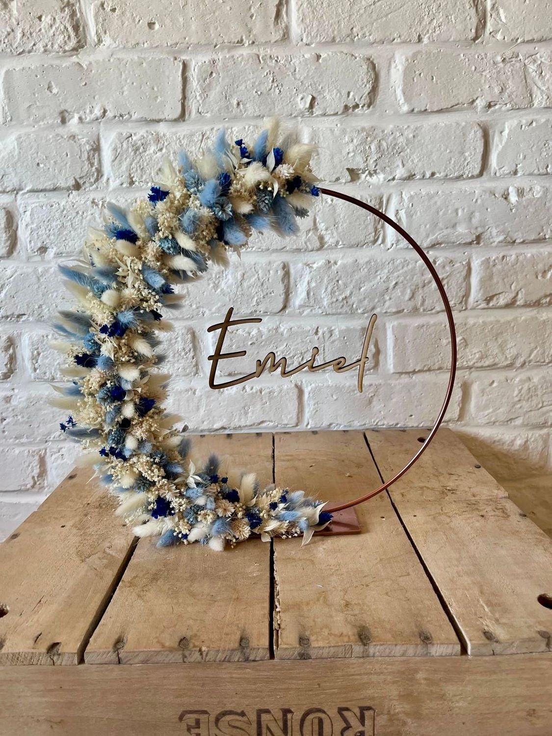 Flowerhoop Blueona Gepersonaliseerd