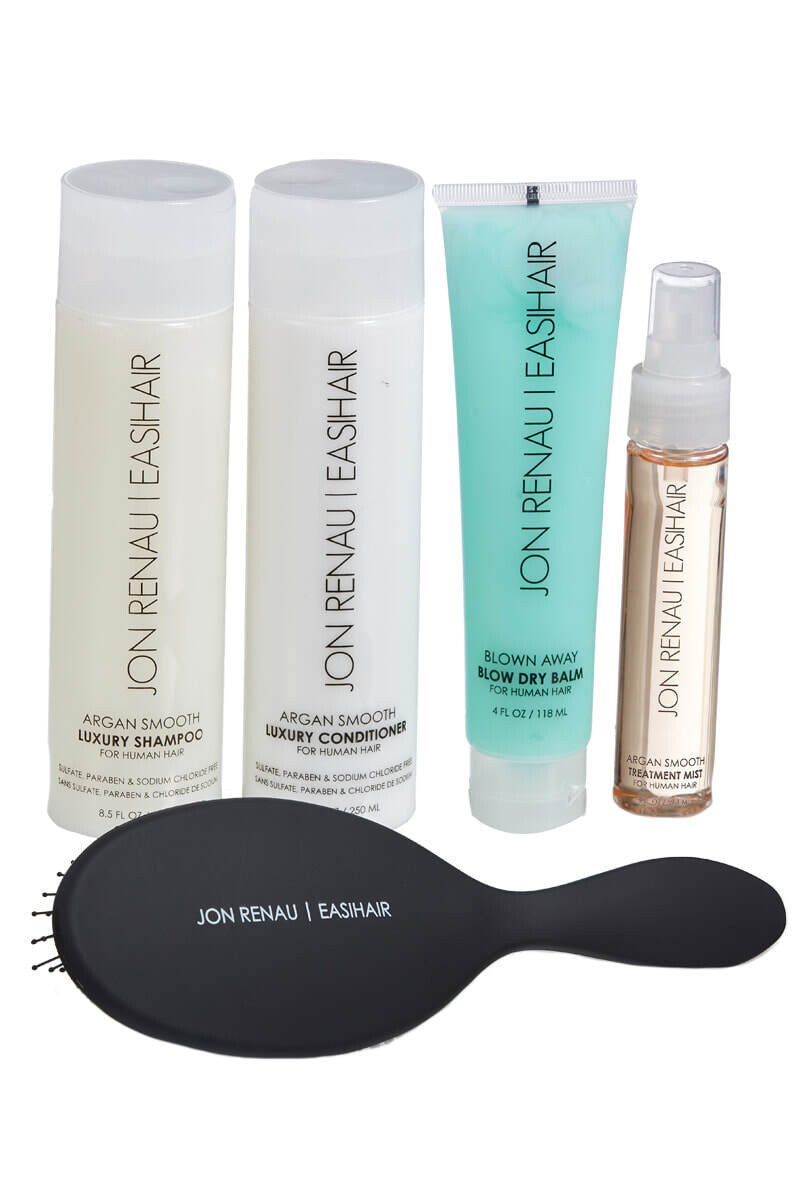 Jon Renau Easihair Human Hair Care Kit - 5 pc