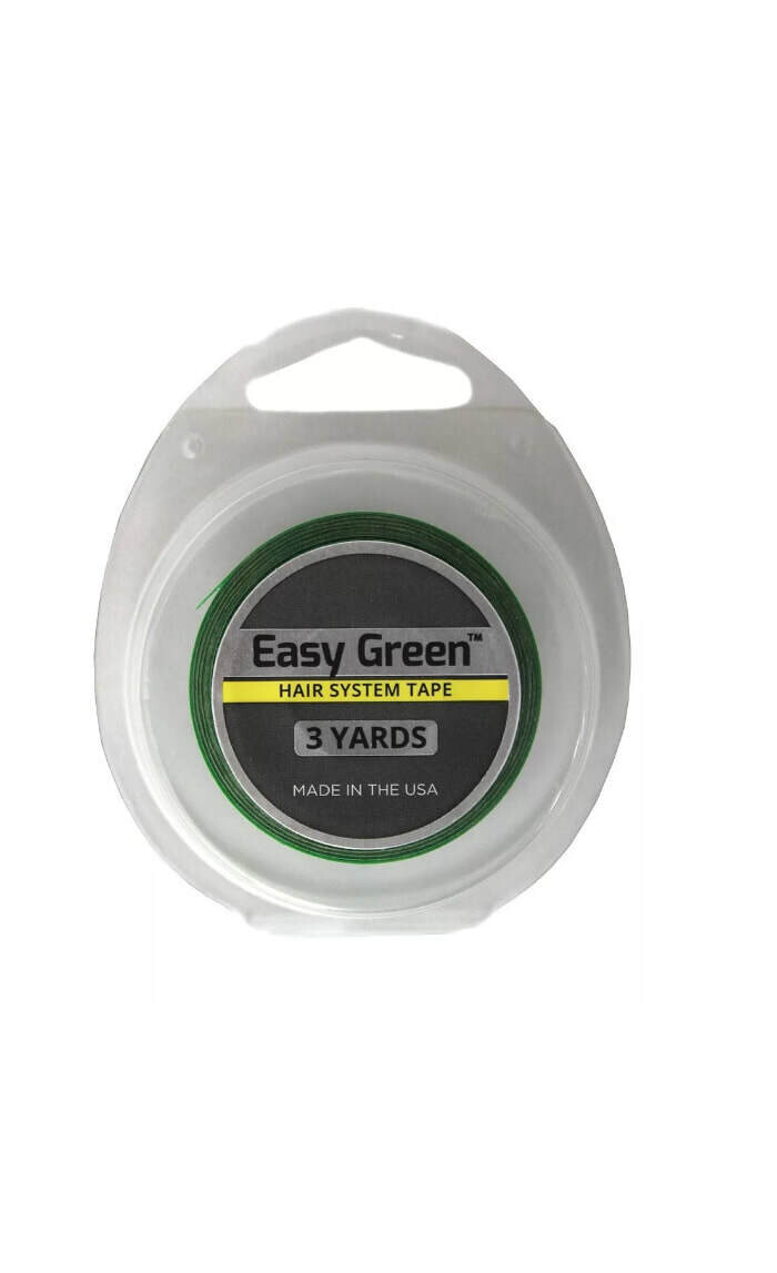 Easy Green Hair Piece Tape - 3/4 Inch 3 Yard Roll