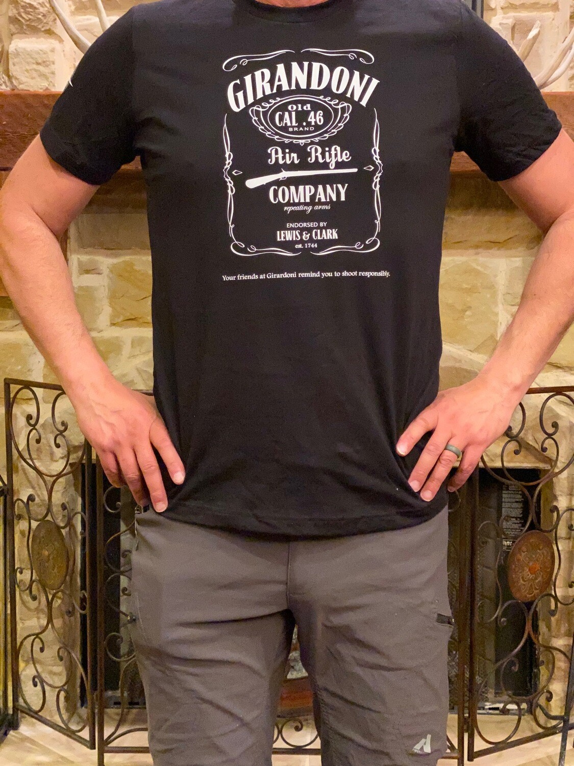 Girandoni Adventures Afield T-Shirt (Black)