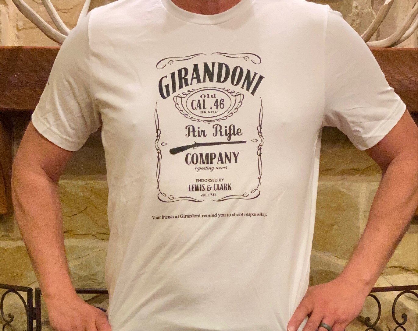 Girandoni Adventures Afield T-Shirt (White)