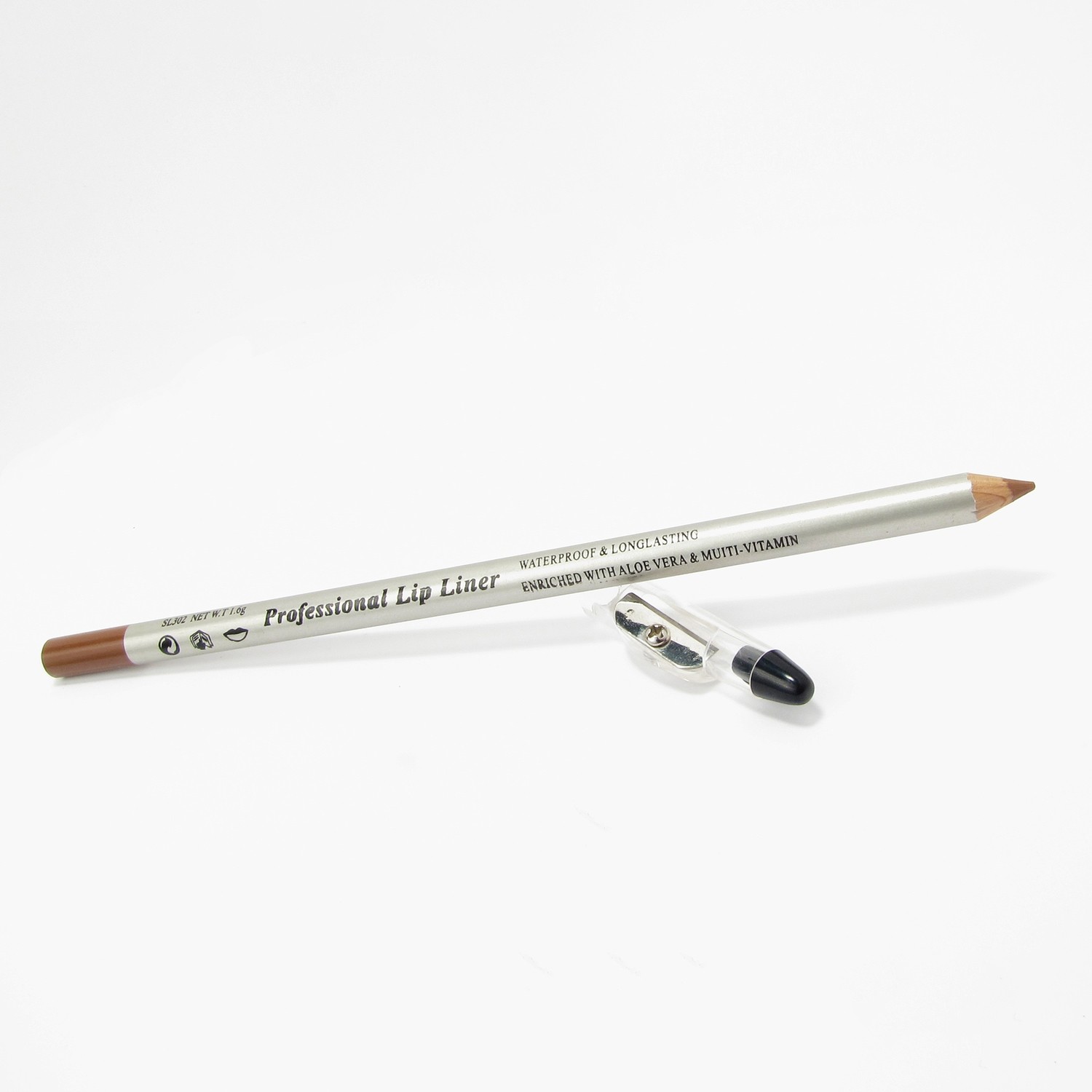 Lip Liner w/sharpener 302 light brown