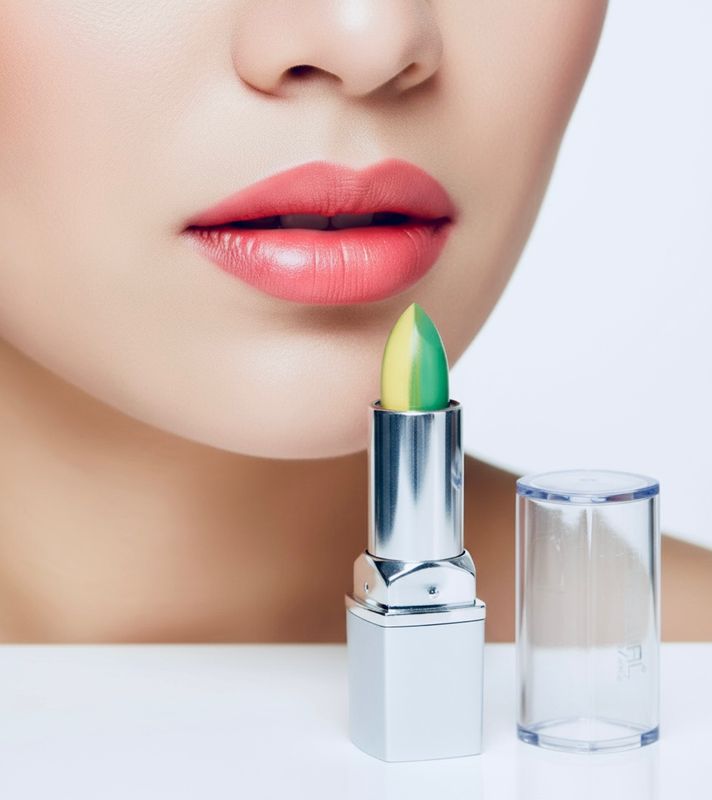 The original Shy Aloe Color Changing Split Lipstick #41