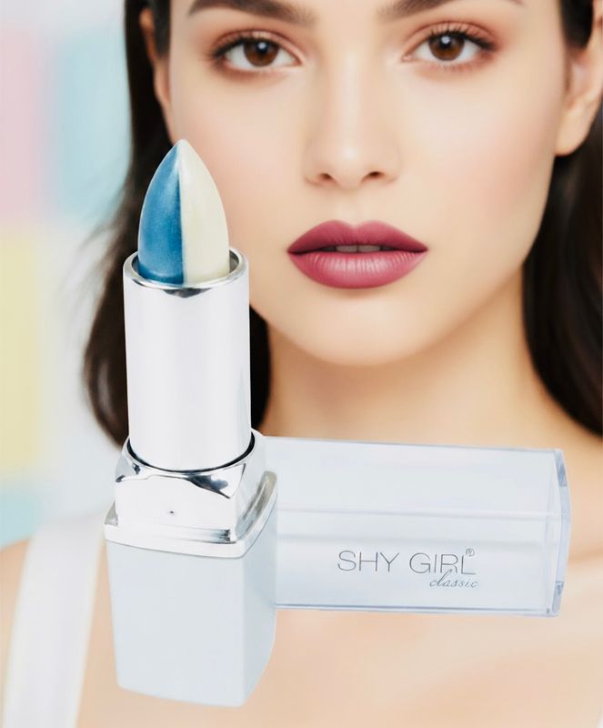 The original Shy Aloe Color Changing Split Lipstick #42