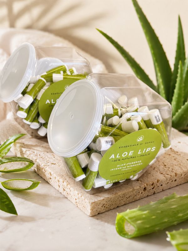 ALOE LIPBALM FILLED DISPLAY