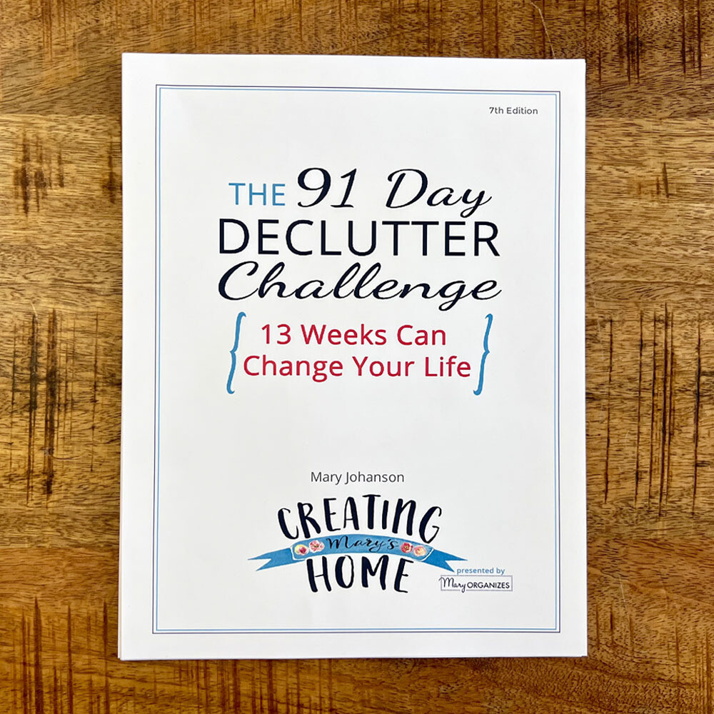 91 Day Declutter Challenge: Printable CHEAT SHEET Download