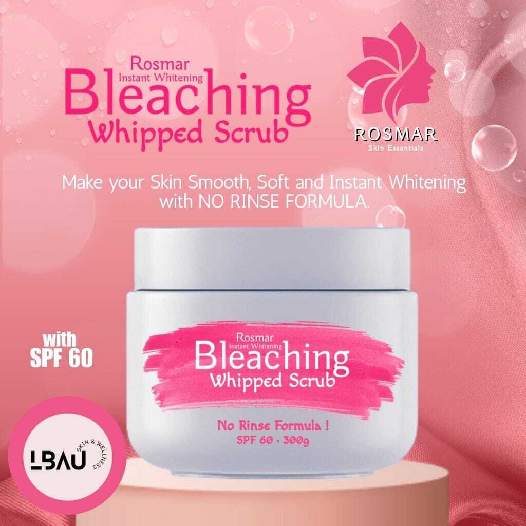 Rosmar Instant Whitening Bleaching Whipped Scrub - 300mg (BIG)