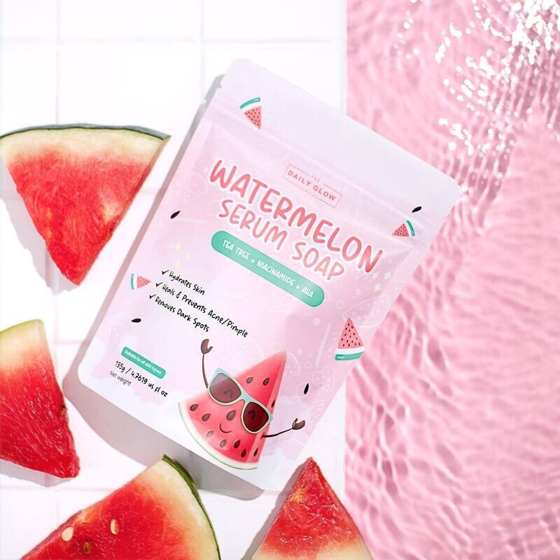 The Daily Glow - Watermelon  Serum Soap