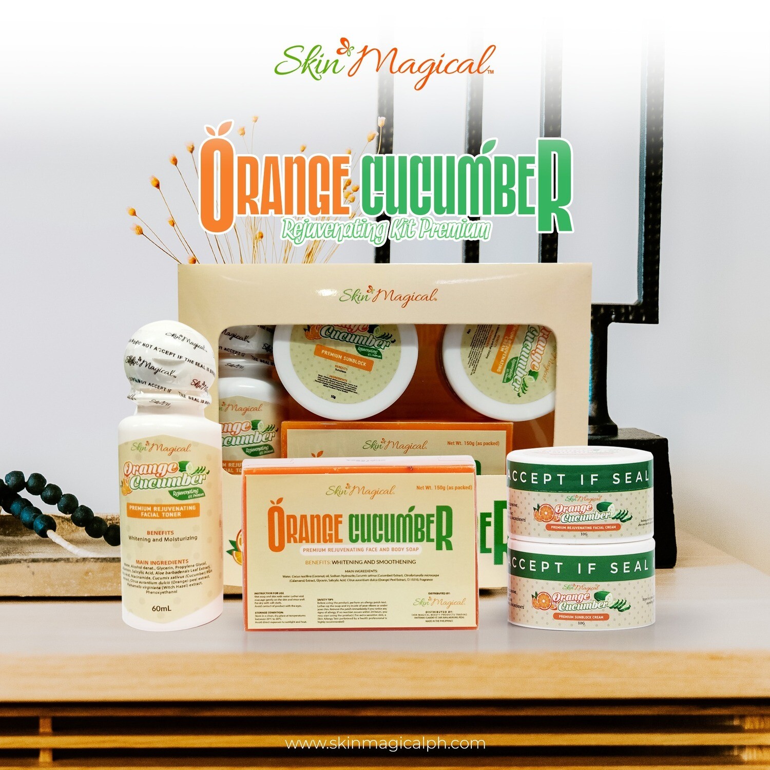 Skin Magical Orange Cucumber Rejuvenating Premium Set