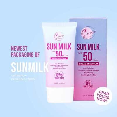 Sereese Beauty Sun Milk SPF50 Sunscreen (New Packaging)