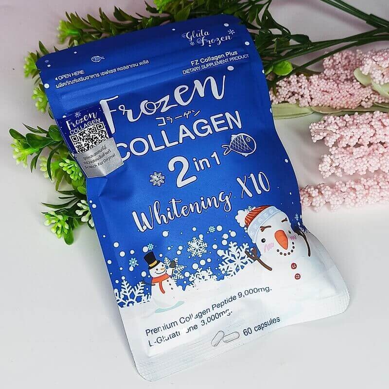 Frozen Collagen Supplements - 60 Capsule with QR CODE