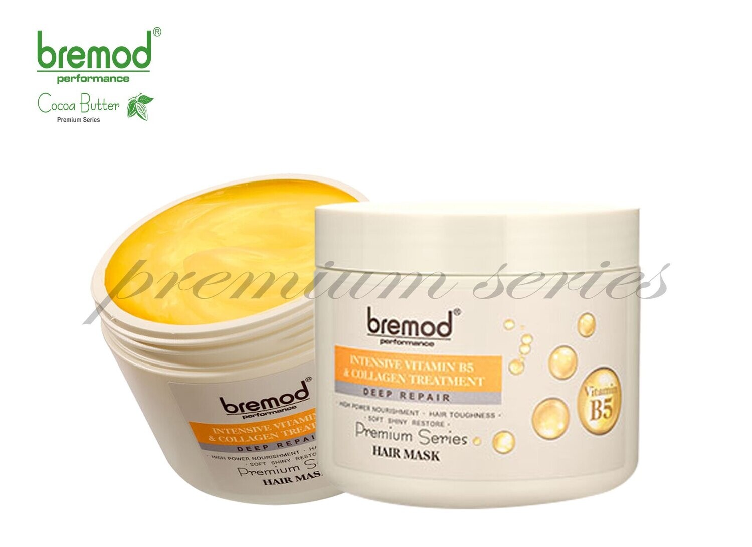 Bremod Intensive Vitamin E &amp; Collagen Treatment Deep Repair - ORAGE YELLOW - 500ml