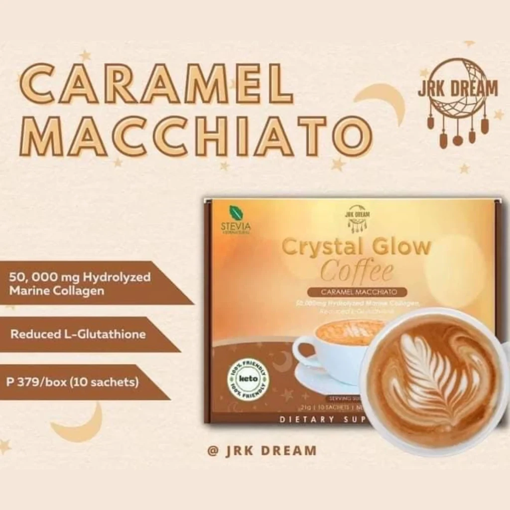 Crystal Glow Coffee Caramel Macchiato