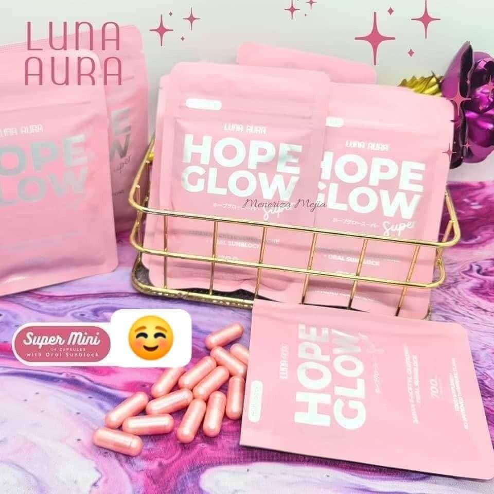 Luna Aura Hope Glow Advanced Glutathione Super Mini 700mg/14 Capsule