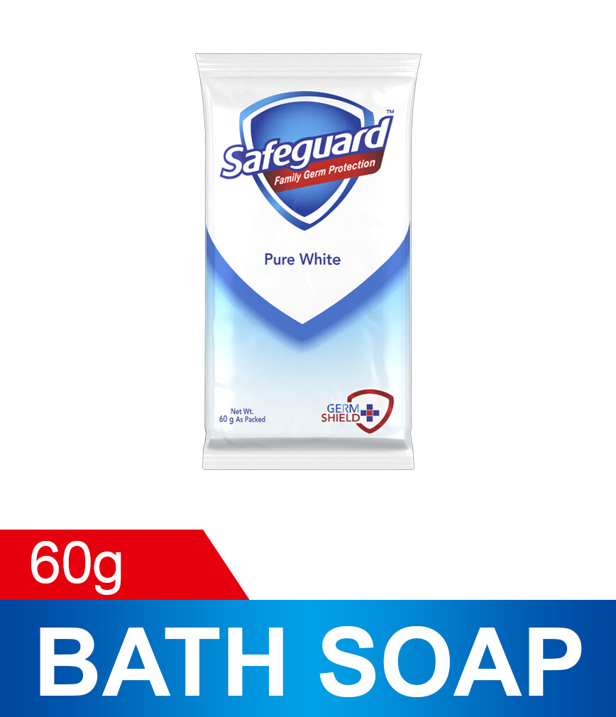 Safeguard Pure White Bar Soap 60g