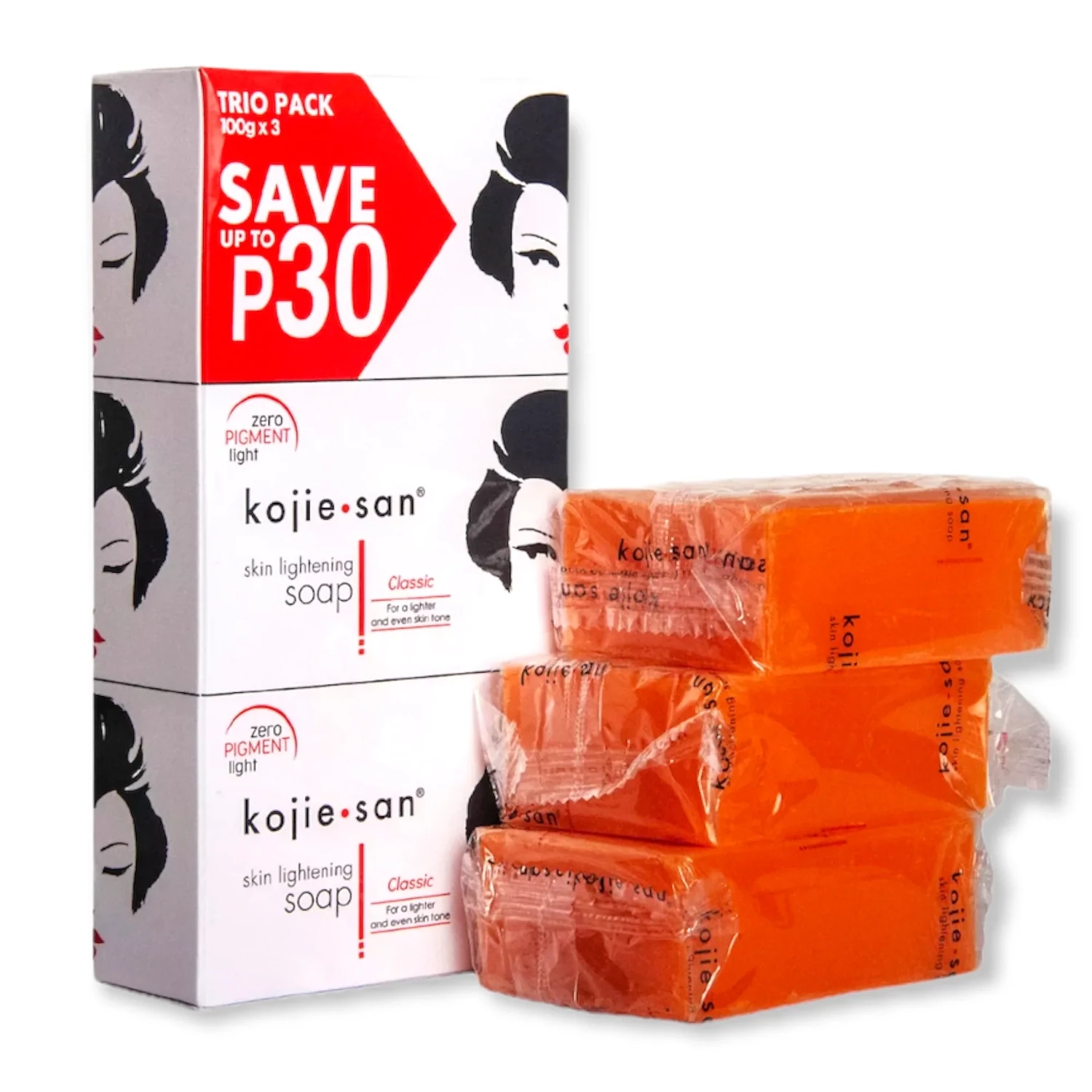 Kojiesan Skin Lightening Classic Soap 100Gx3 (Value Pack)