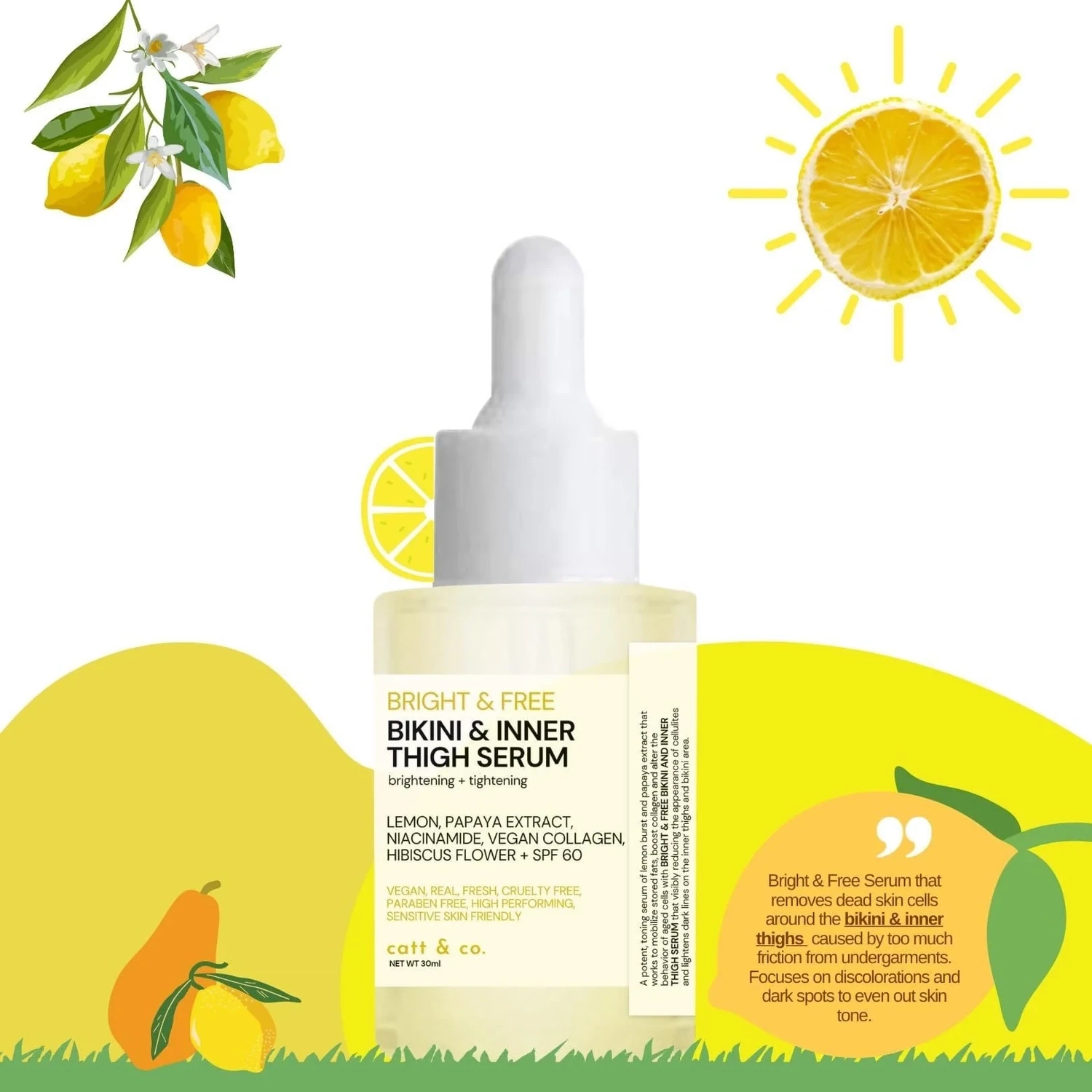 Catt &amp; Co. - Bright &amp; Free Bikini &amp; Inner Thigh Serum