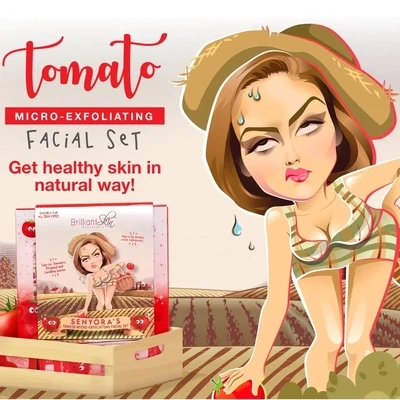 Brilliant Skin Tomato Micro-Exfoliating Facial Set