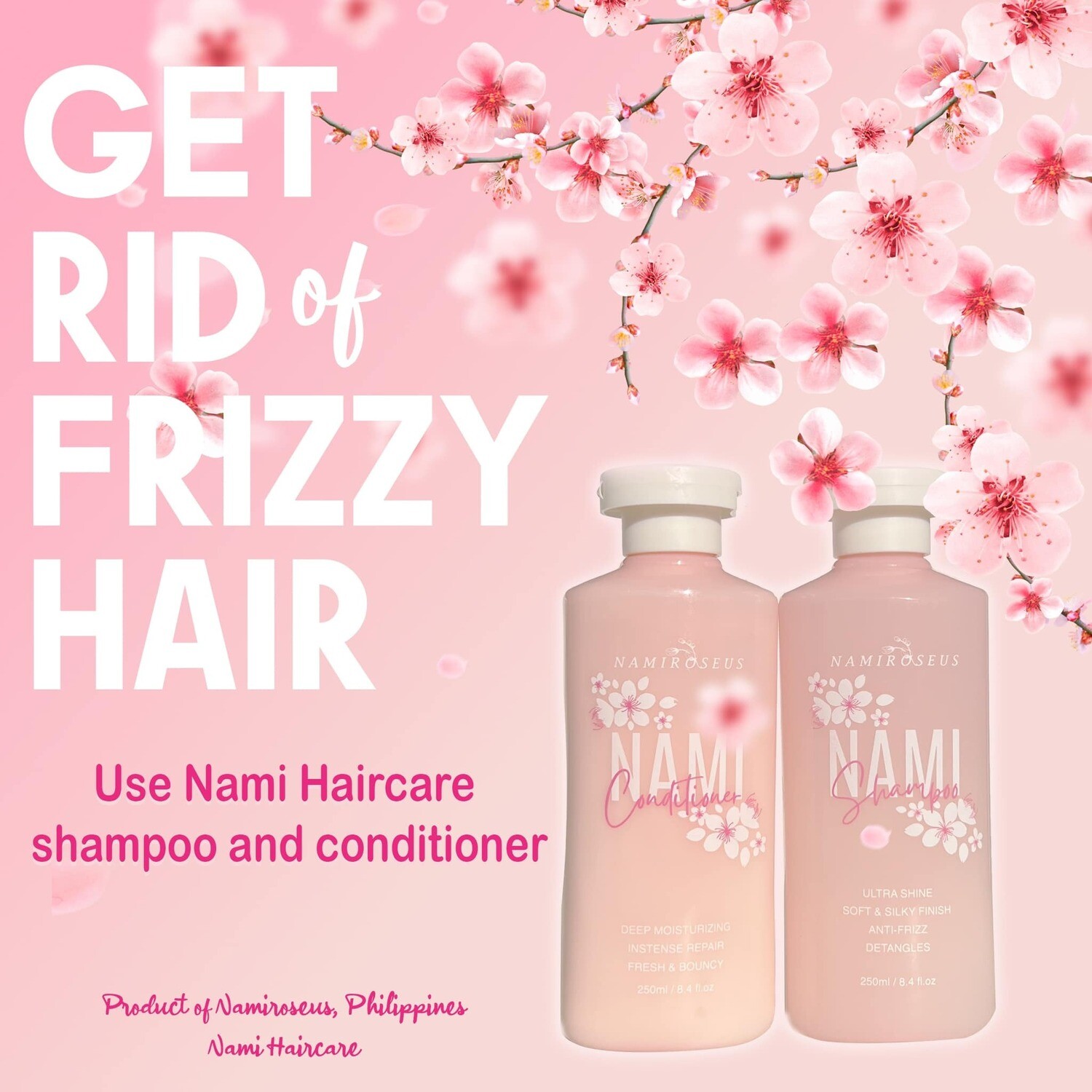 Combo Namiroseus Nami Haircare Miscellar Shampoo &amp; Conditioner
