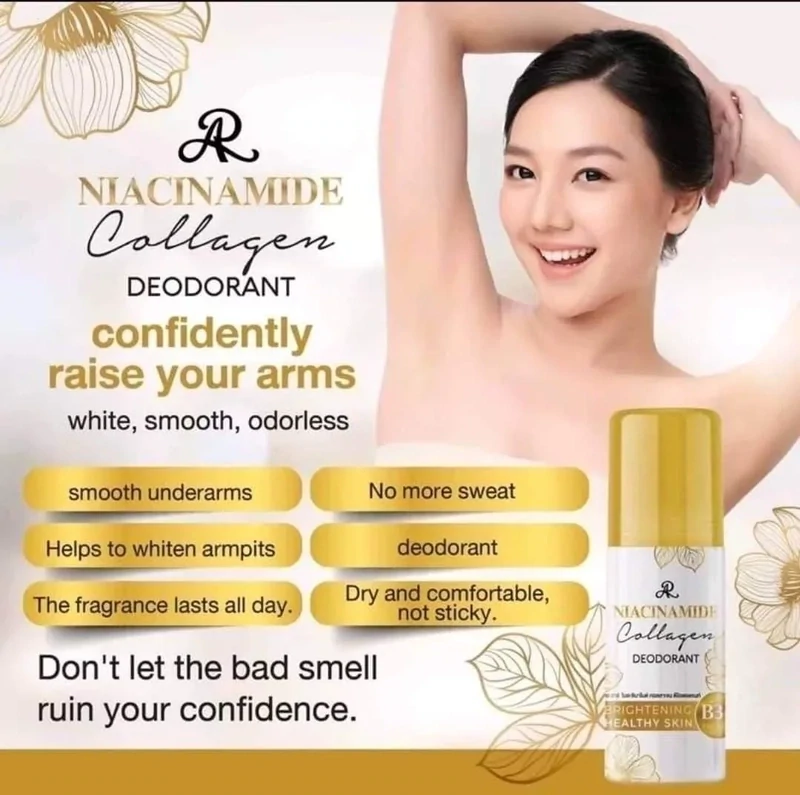 AR Niacinamide Collagen Deodorant Roll On