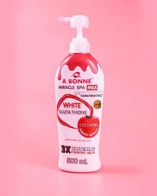 A Bonne Miracle Spa Milk Whitening Lotion Tomato Extract (500mL)