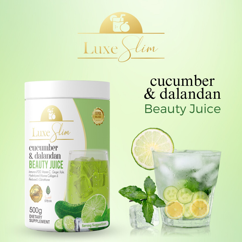 Luxe Slim Beauty Juice Cucumber &amp; Dalandan 500g/Tub