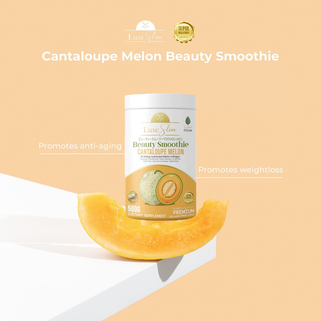 Luxe Slim Beauty Smoothie Cantaloupe Melon 500g/Tub