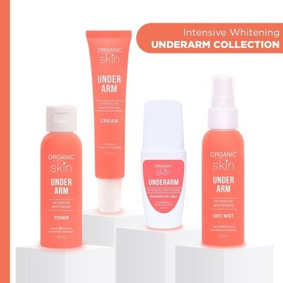 Organic Skin Japan Intensive Whitening Underarm Toner Armpit Whitener with Sunflower Oil