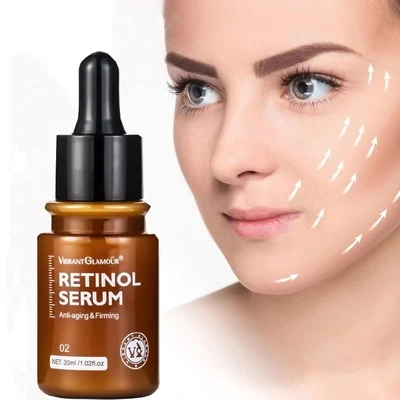 Combo VIBRANT GLAMOUR Retinol Cream Anti Aging Retinol Cream Original Retinol Serum VA Anti Aging Whitening Renewing Skin Hyaluronic Acid Reduce Fine Lines Wrinkles