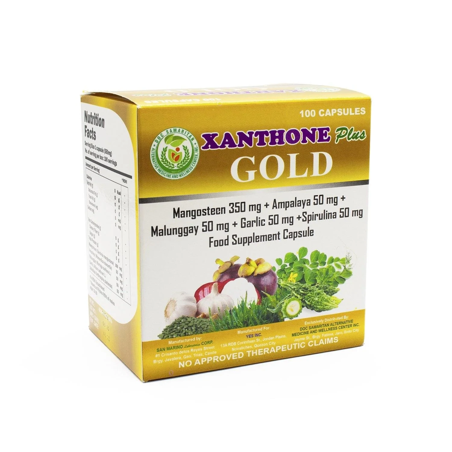 Xanthone Plus Gold 1 Box (100 Capsules)