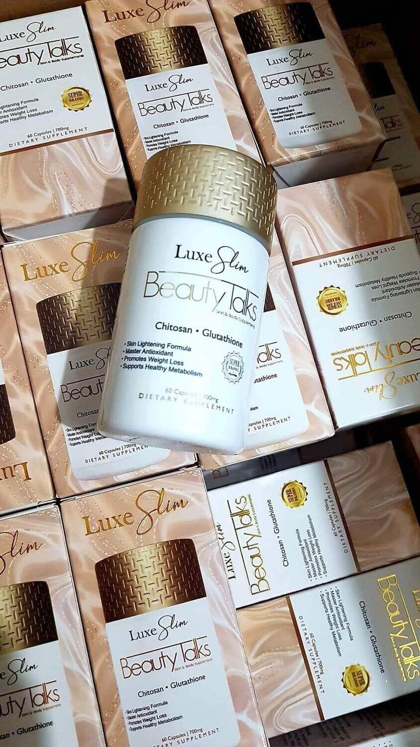 Luxe Skin Beauty Talks Skin & Body Supplements, 60 Capsules