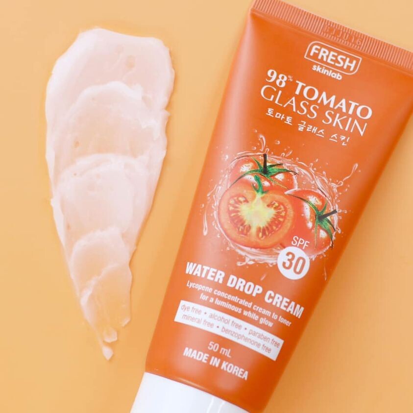 Fresh Skinlab Tomato Glass Skin Water Drop Cream with SPF30