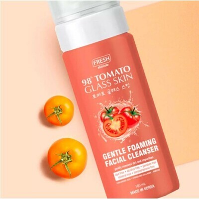 Fresh Skinlab Tomato Glass Skin Gentle Foaming Facial Cleanser (100ml)