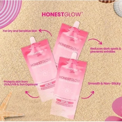 Transformed Skin Honest Glow Daily Sunscreen SPF 50 UVA/UVB Protection, 50g