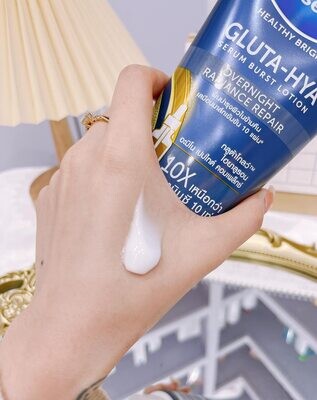 Vaseline Healthy Bright Gluta Hya Serum Burst Lotion Overnight Radiance Repair 330ml (Watsons PH 🇵🇭)