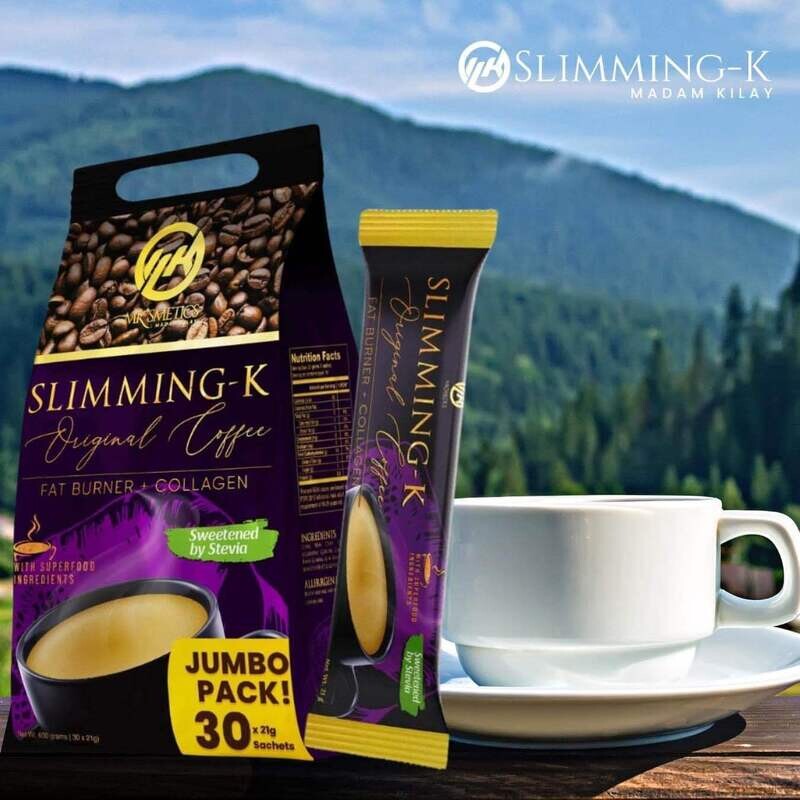 MK Slimming K Coffee Jumbo Pack by Madam Kilay 30 Sachet 21g