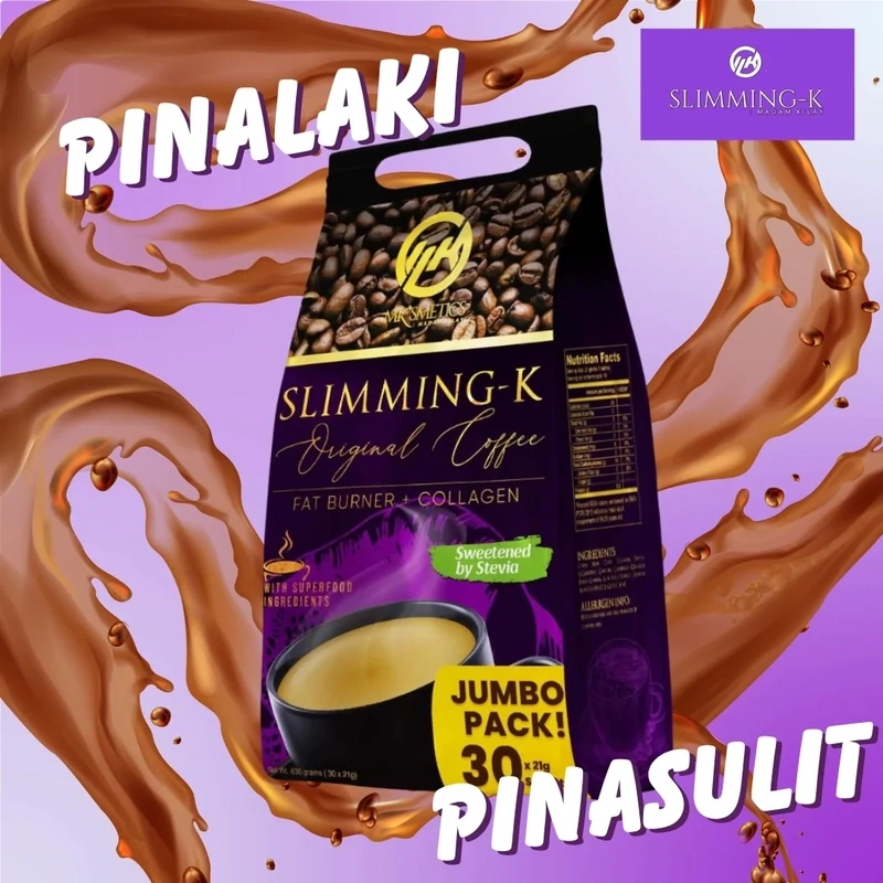 MK Slimming K Coffee Jumbo Pack by Madam Kilay 30 Sachet 21g