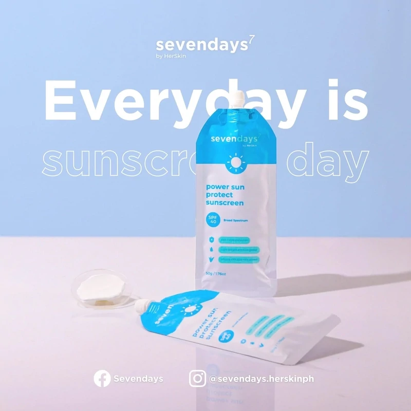 HerSkin Sevendays Power Sun Protect Sunscreen SPF 40 - 50g