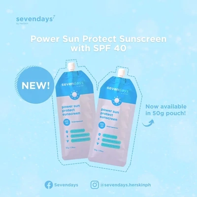 HerSkin Sevendays Power Sun Protect Sunscreen SPF 40 - 50g