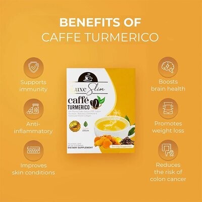 Luxe Slim Beauty Caffè Turmerico - 210g