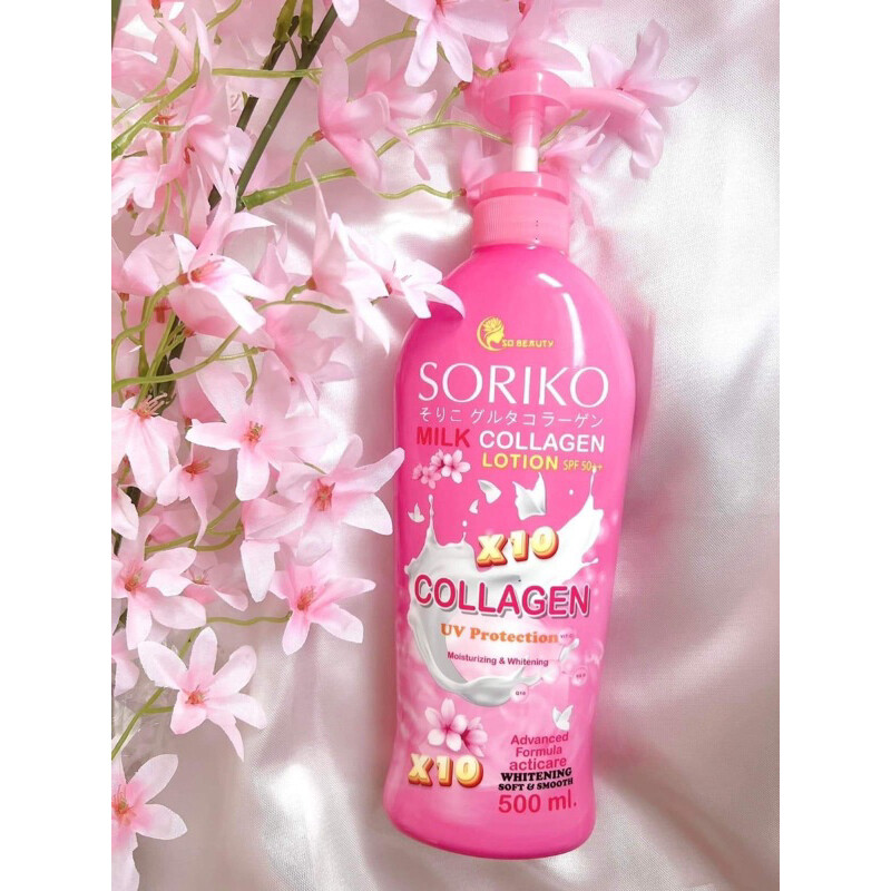 Soriko Milk Collagen Lotion SPf 30 - 500ml