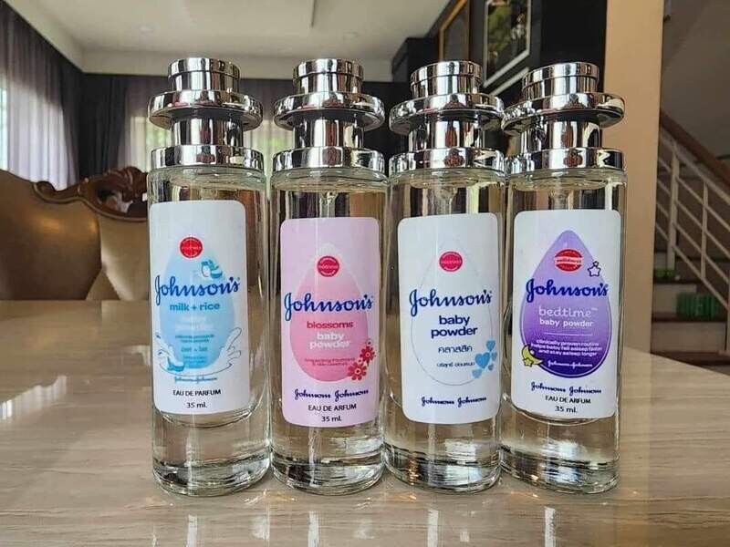Johnson Baby Powder Inspired Perfume Thailand - Baby Powder/ Blossom/ Bedtime/ Milk+Rice - 35ml