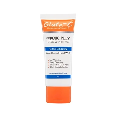 Gluta-C with Kojic Plus Lightening Acne Control Face Wash 50g
