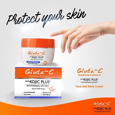 Gluta-C Face and Neck Cream with Kojic Plus+ with Environmental Protection