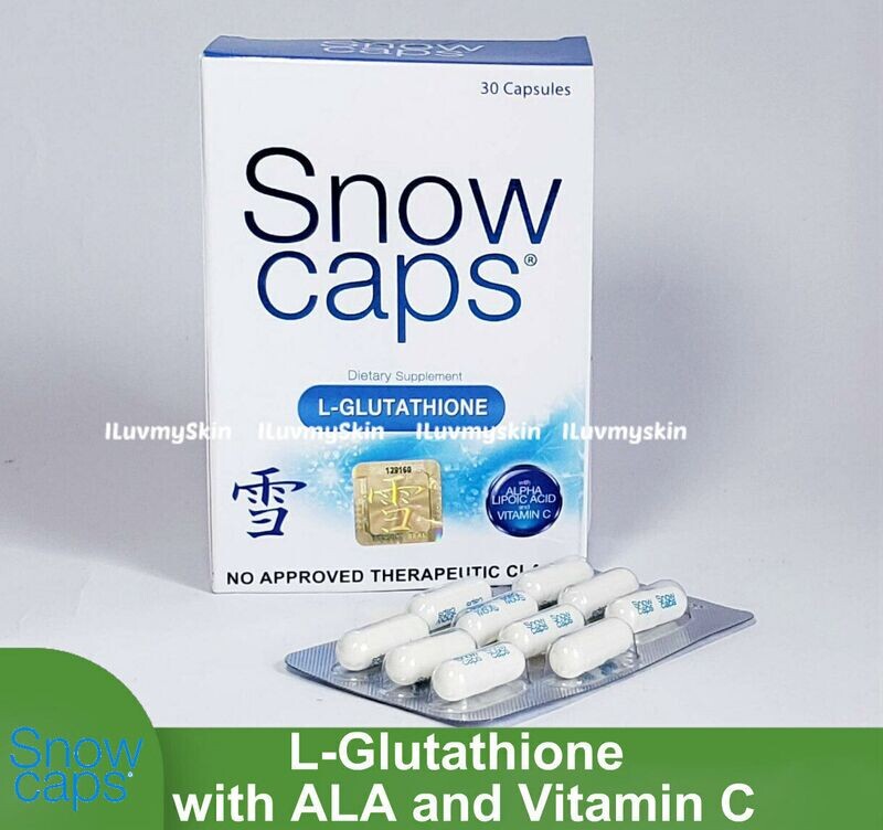 Snow Caps Premium Glutathione 500mg 30caps