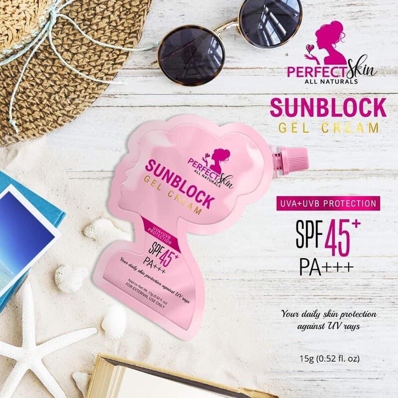 Perfect Skin Sunblock Gel Cream SPF45 15G