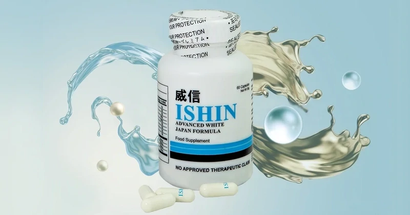 Ishin Glutathione Advance White Japan Formula Food Supplement 60 Capsules