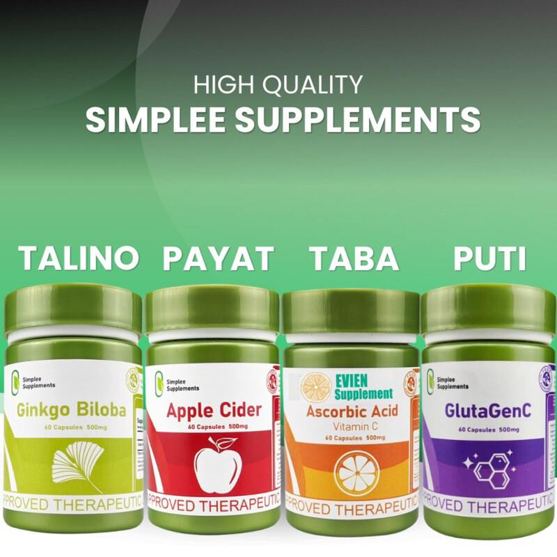 Simplee Supplements GlutaGenC Whitening Capsule Supplement